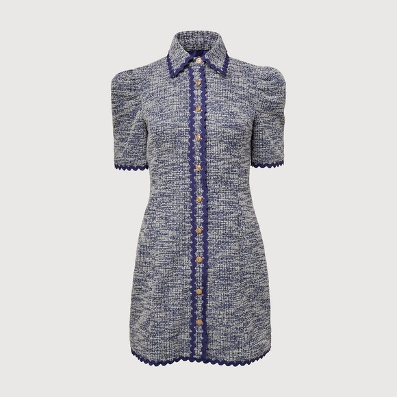 Rachel Parcell Scallop Shirt Dress - Picture 4 of 5